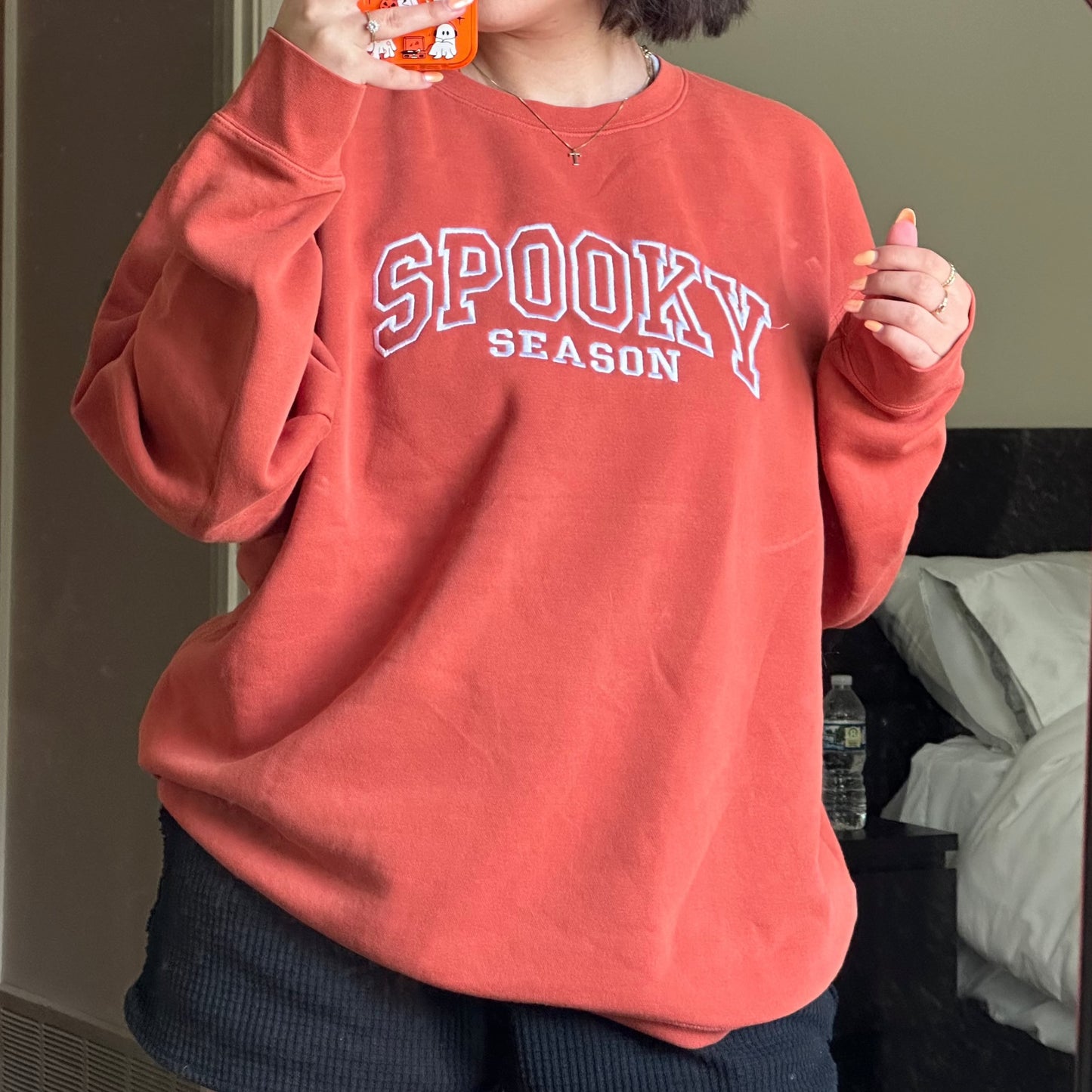 Spooky Season Embroidered Sweatshirt