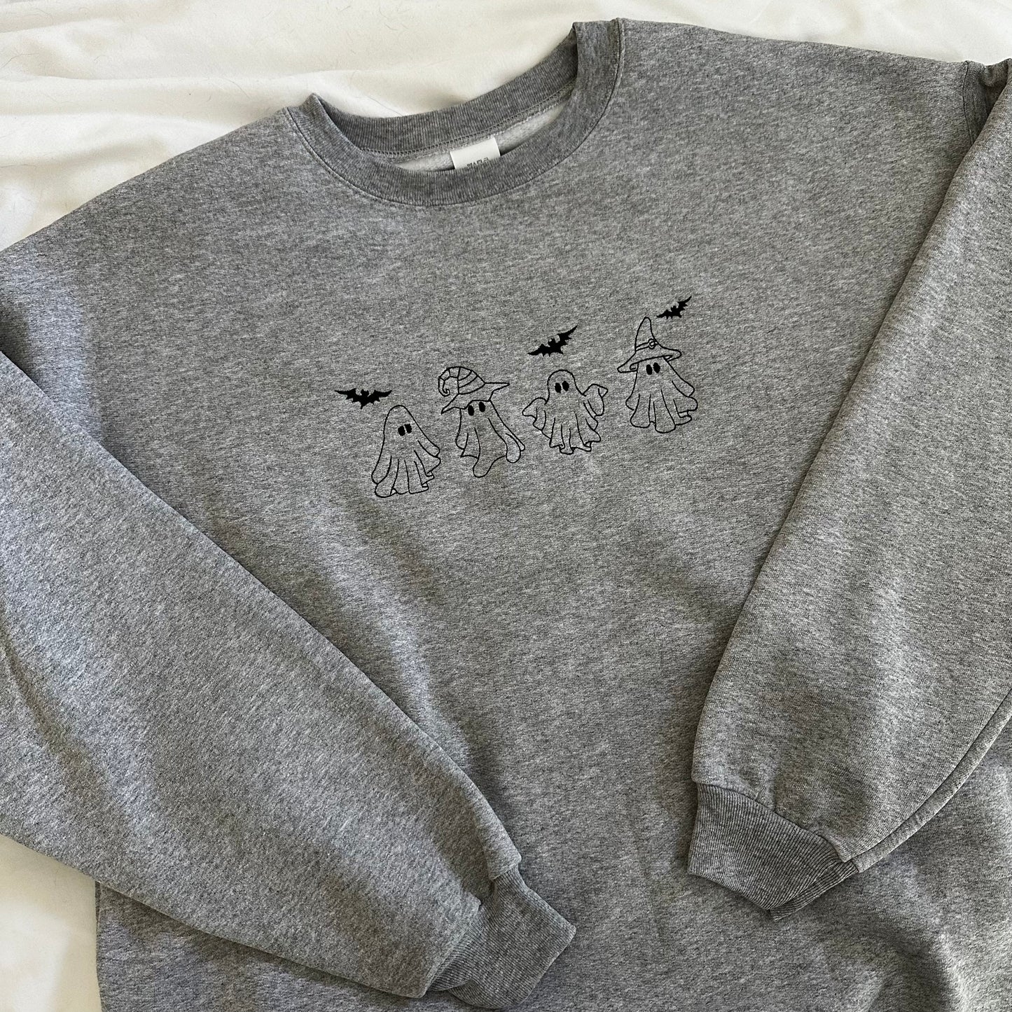 Ghosts Embroidered Sweatshirt