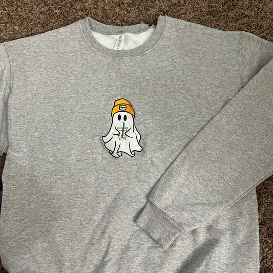 Ghost Coffee Sweatshirt - M - Flawed