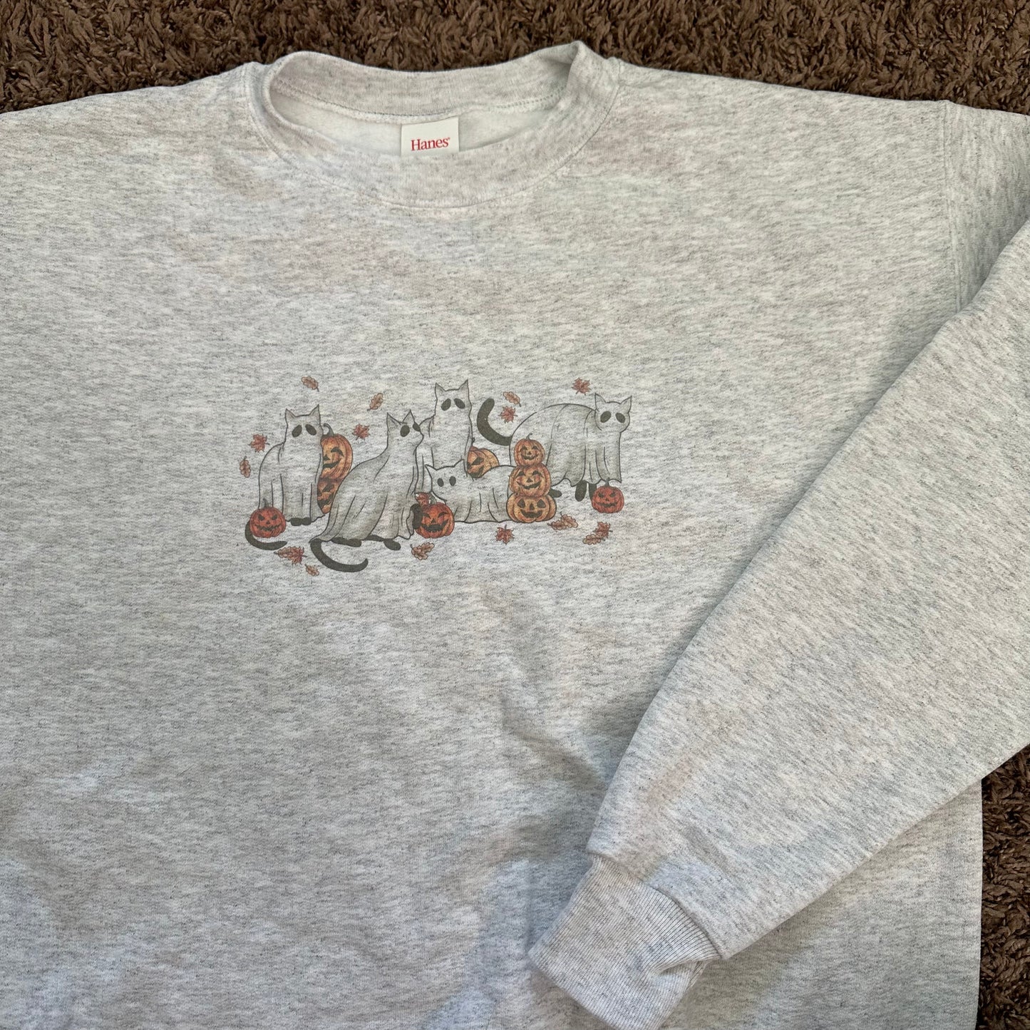 Ghost Cats Sweatshirt - S - Flawed