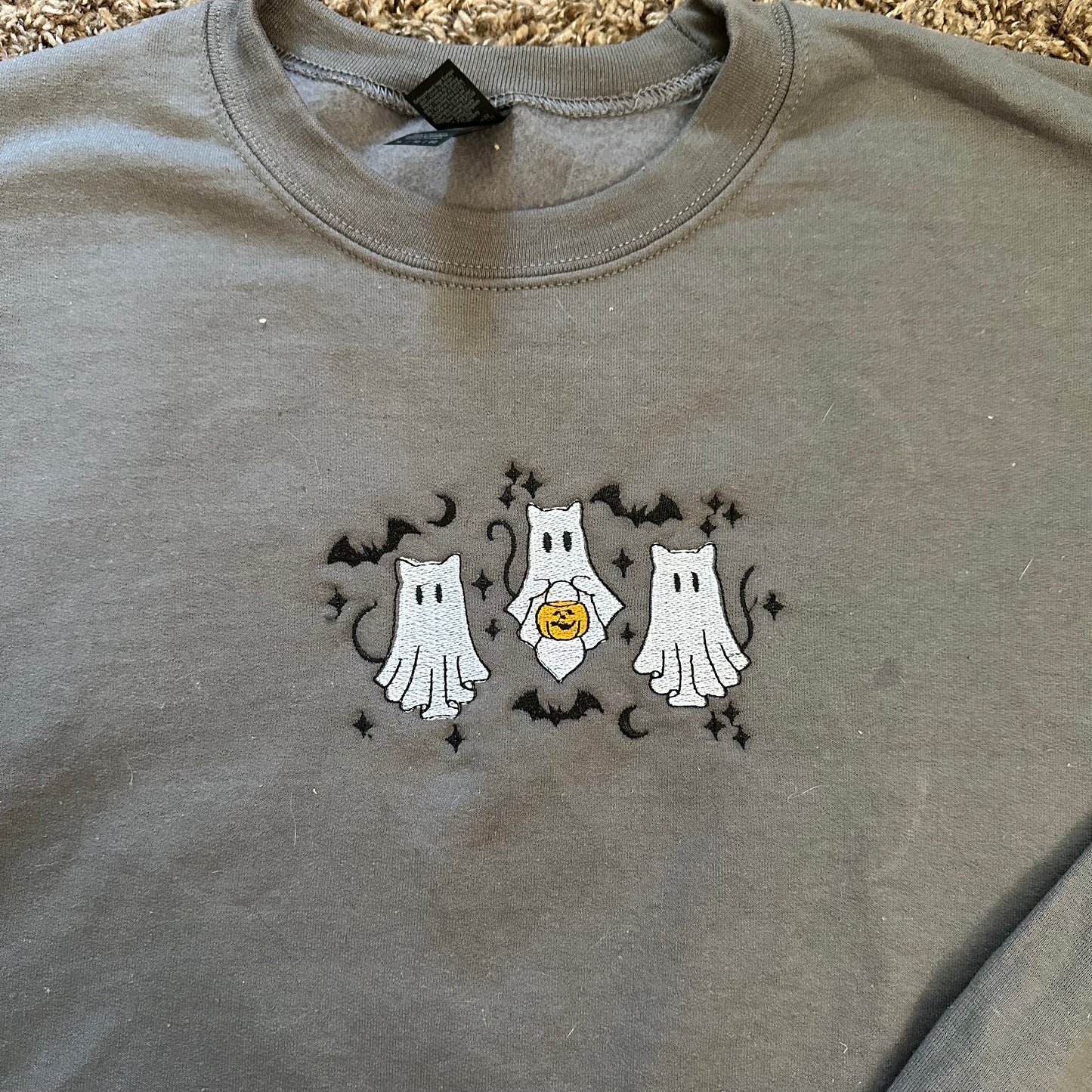 Ghost Cats Sweatshirt - XL - No Flaws