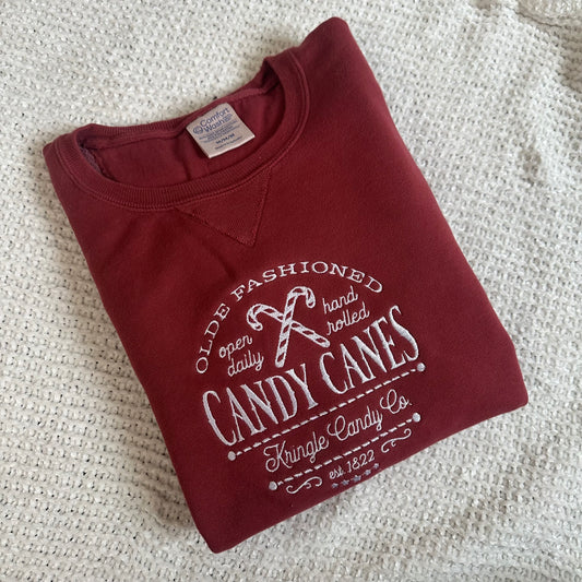 Old Fashion Candy Canes Sweatshirt