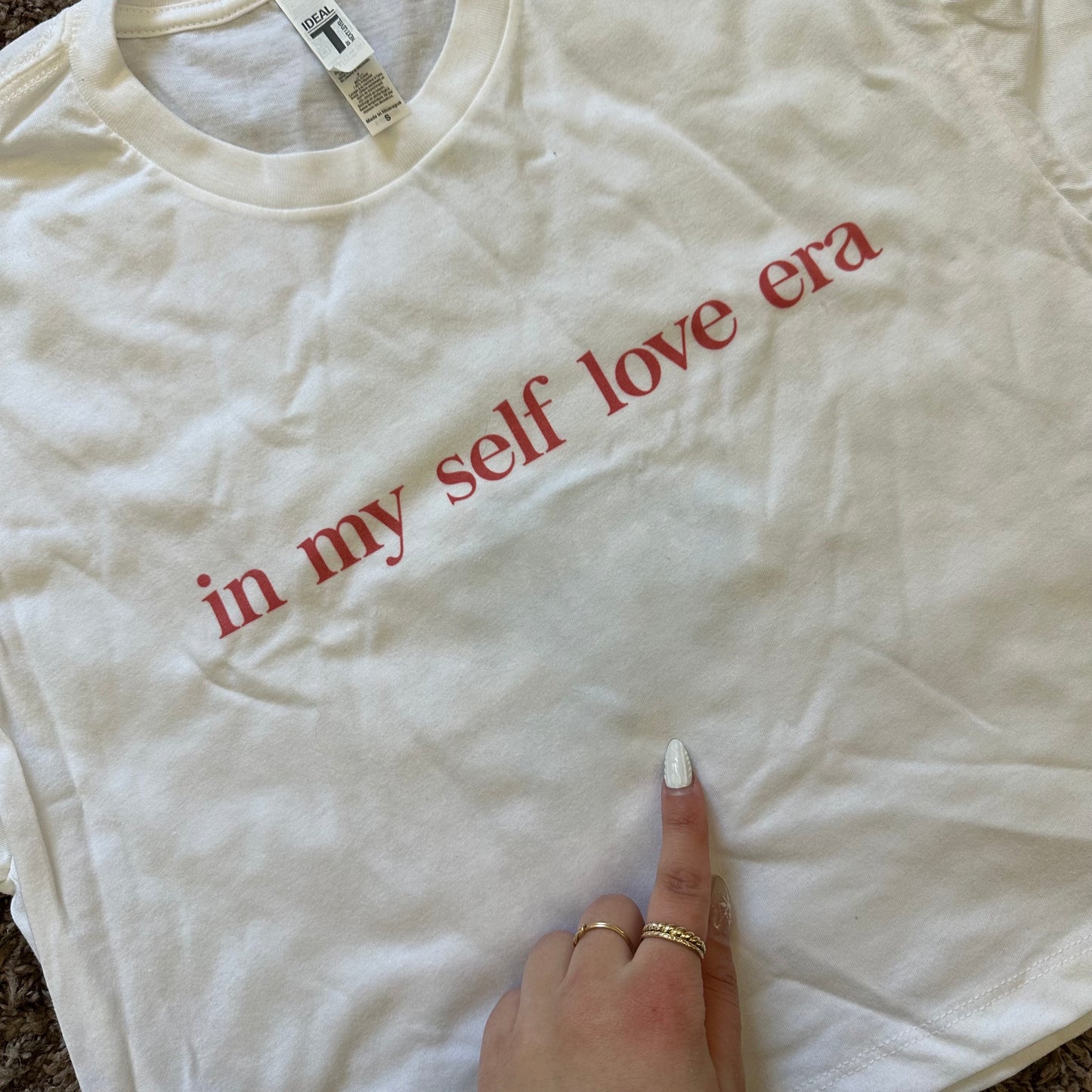 Self Love Era Baby Tee - S - Flawed