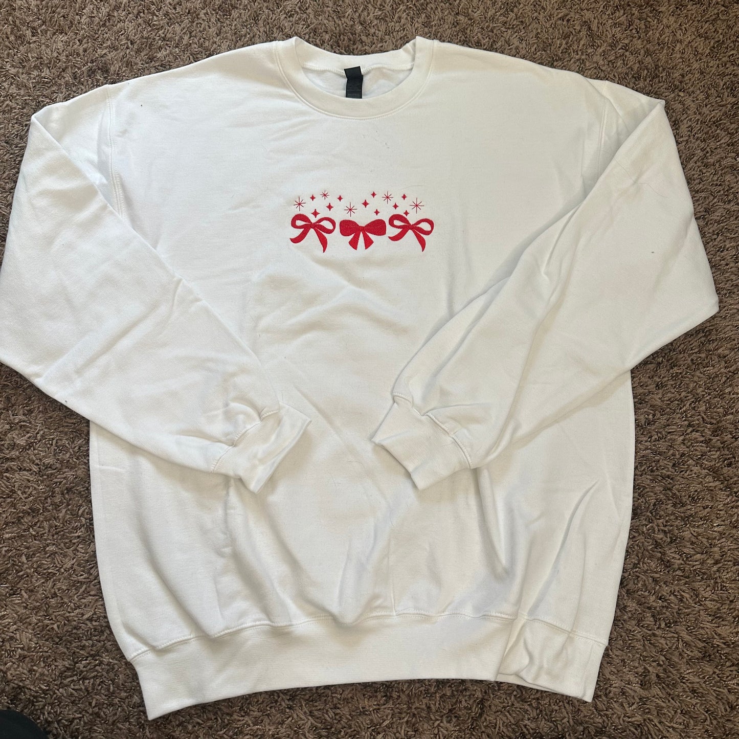 Bows Sweatshirt - Size L - No flaws