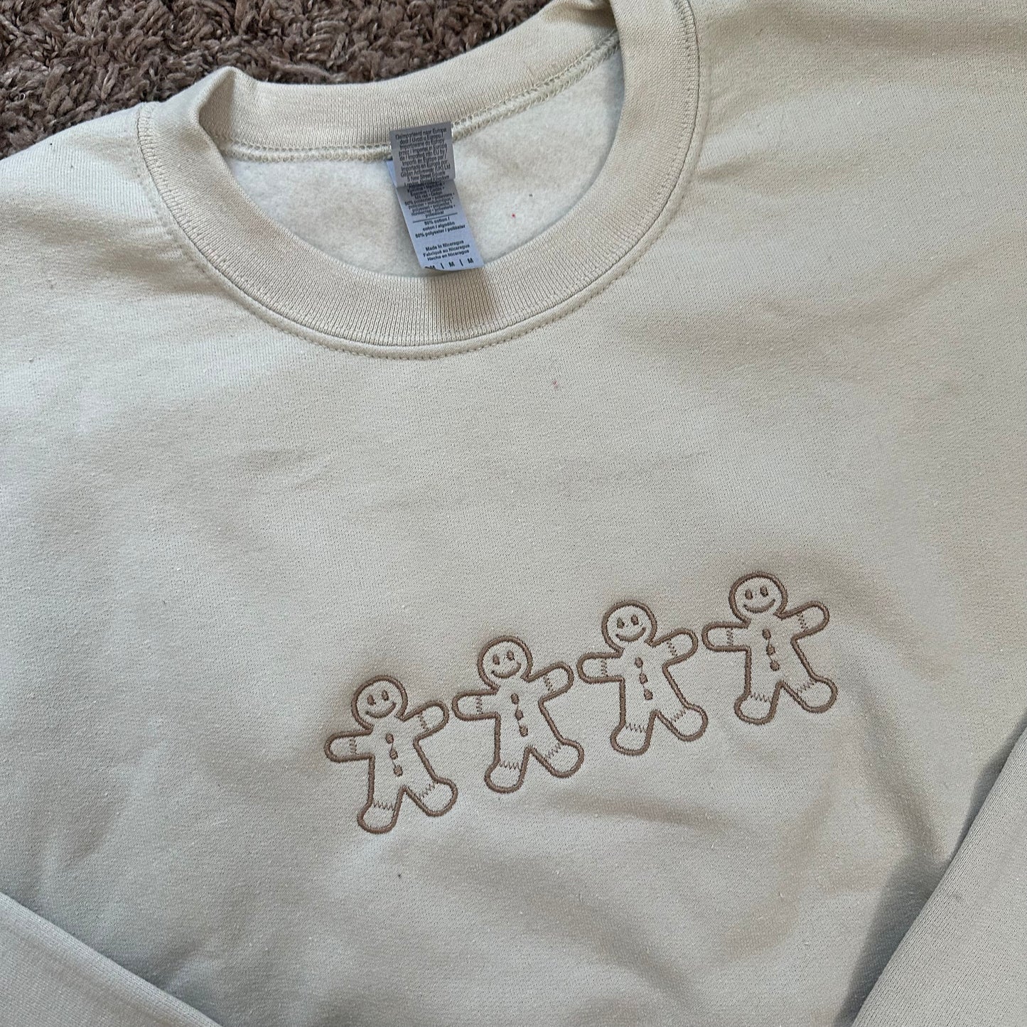 Gingerbread Sweatshirt - Size M - No flaws