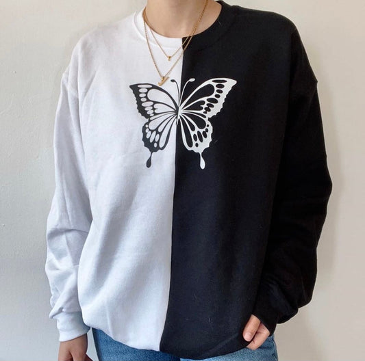 Split Butterfly Crewneck