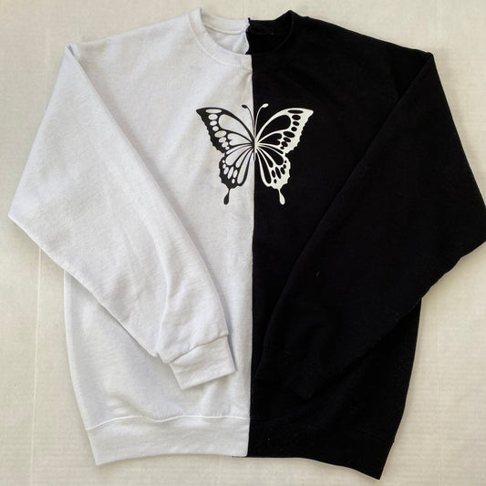 Split Butterfly Crewneck