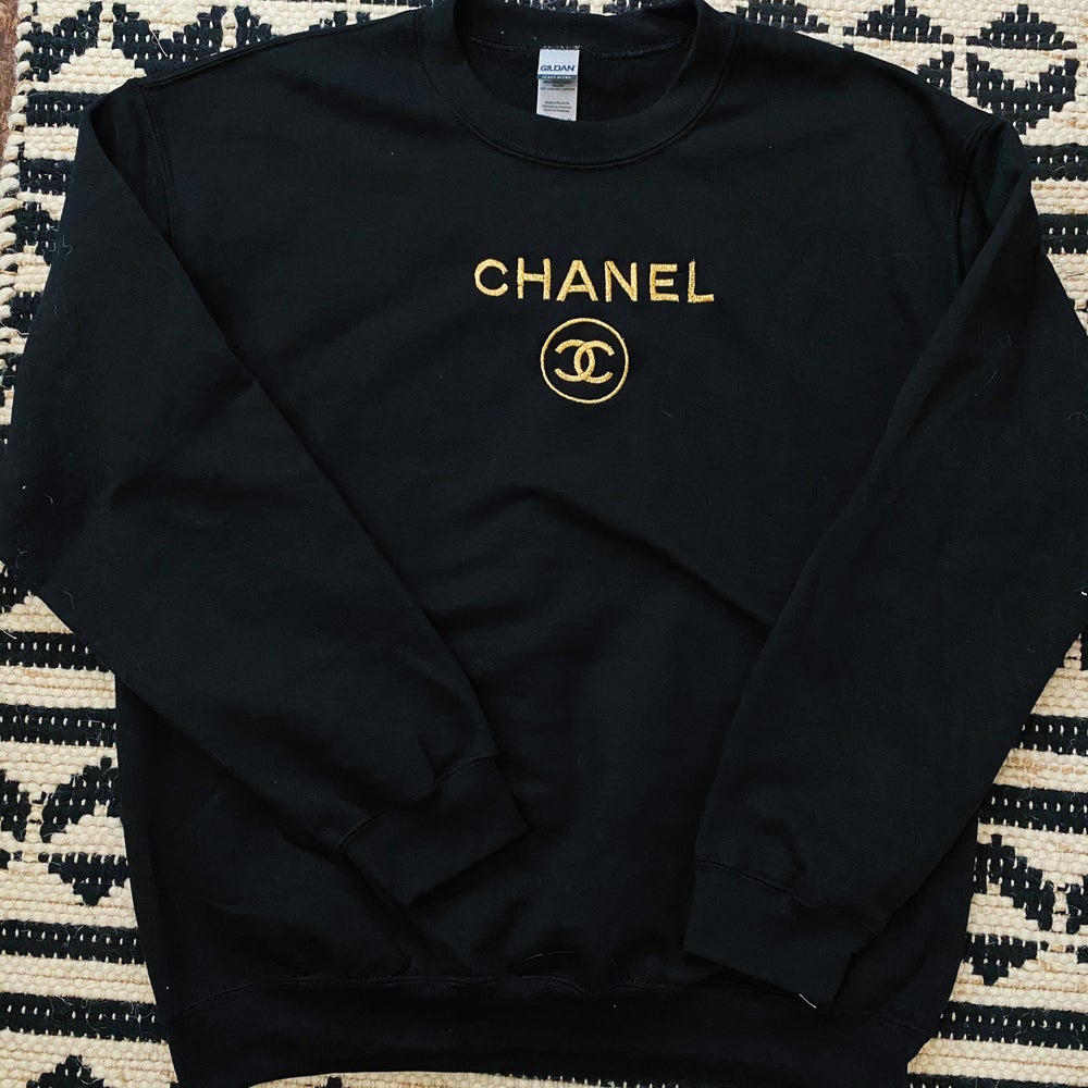 Chanel Designer Inspired Toddler Graphic Sweatshirt – Lattes and